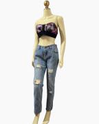 Light-Wash Distressed Boyfriend Jeans Light-Wash Distressed Boyfriend Jeans