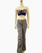 Ruched Cargo Utility Pants