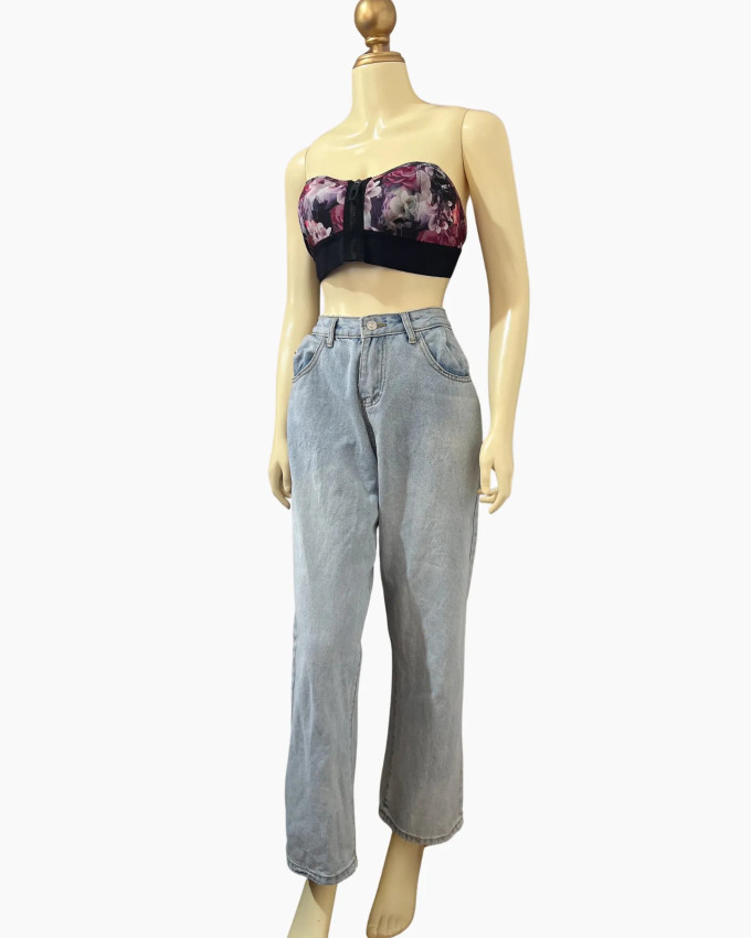 Light-Wash Relaxed Fit Jeans