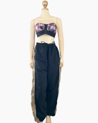 Two-Tone Side-Stripe Track Pants