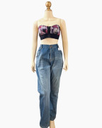 Relaxed Wide-Leg Vintage Wash Jeans