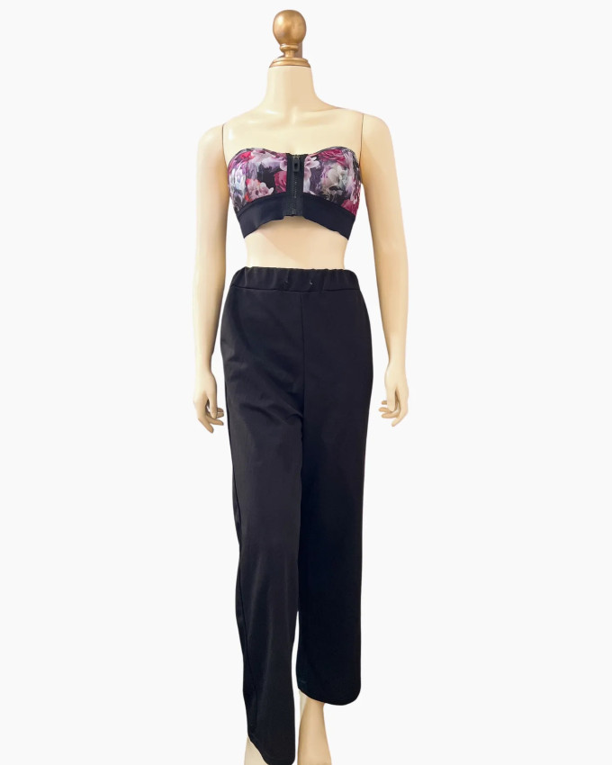 Classic Black Straight-Leg Trousers