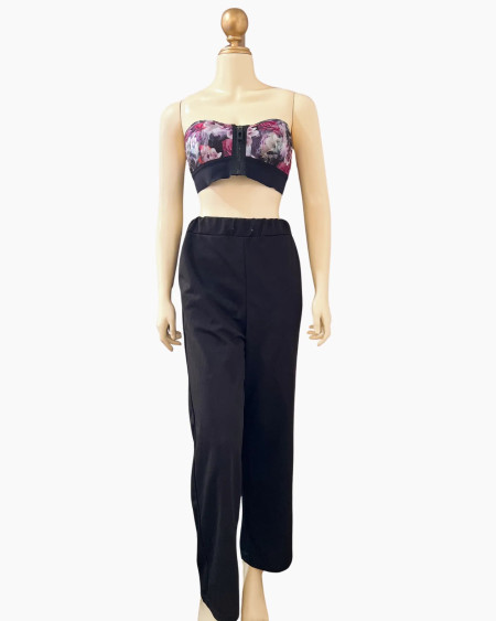 Classic Black Straight-Leg Trousers