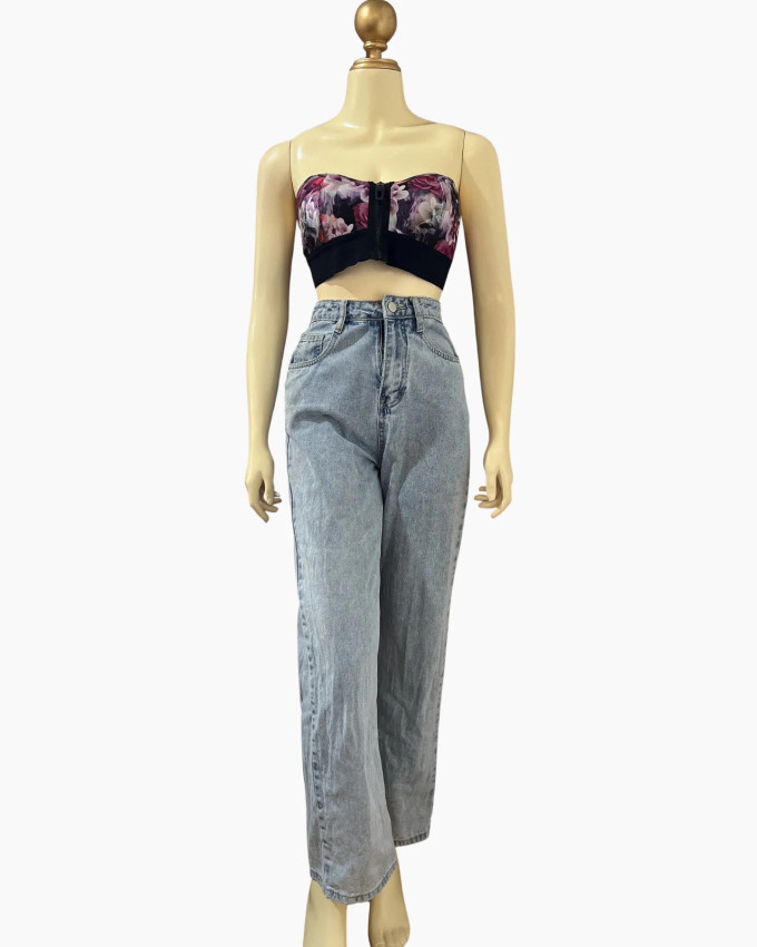 Light-Wash Relaxed Fit Jeans